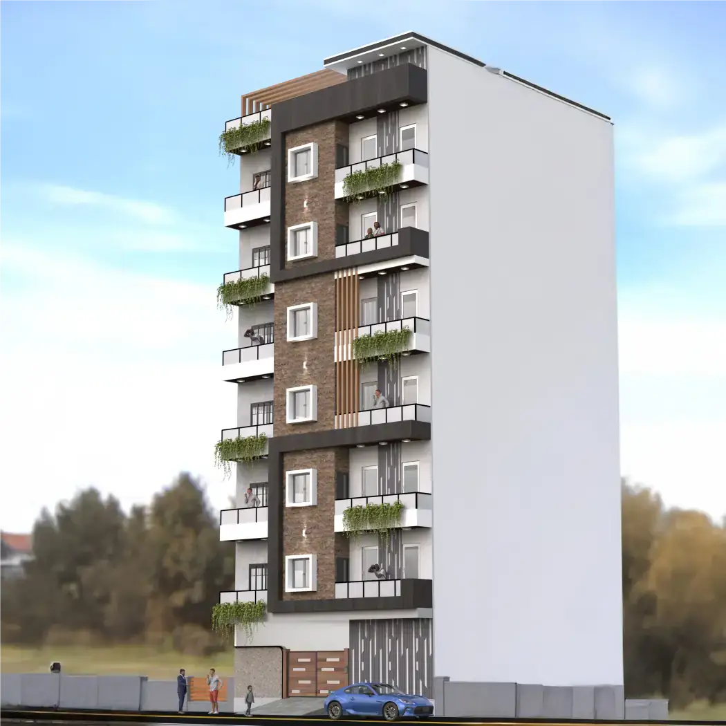 Aasheen, an under-construction development in Golden Sands Colony, Tolichowki, Hyderabad