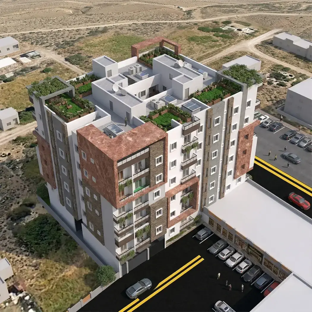Al Quadeer, an under-construction development in Alkapur, Hyderabad