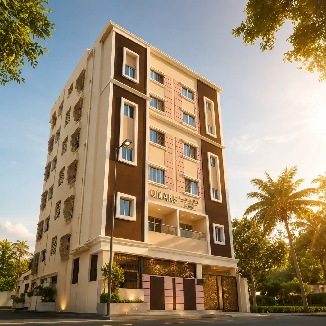 Ameena Fasi Manzil, a completed development in Vijay Nagar Colony, Hyderabad