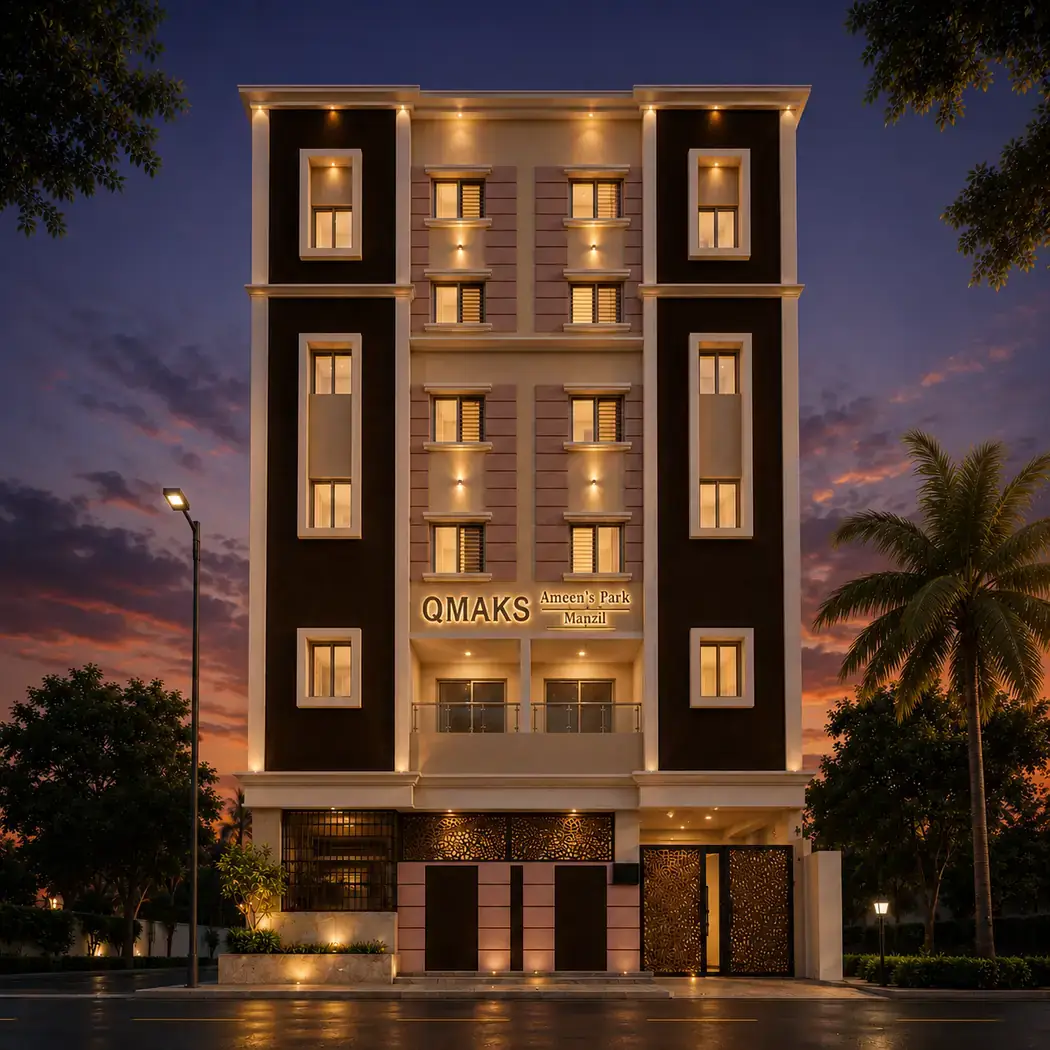Ameena Fasi Manzil, a completed development in Vijay Nagar Colony, Hyderabad