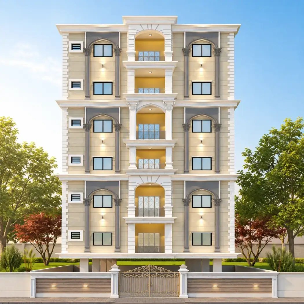 Ayesha Enclave, a completed development in Golden Sands Colony, Tolichowki, Hyderabad