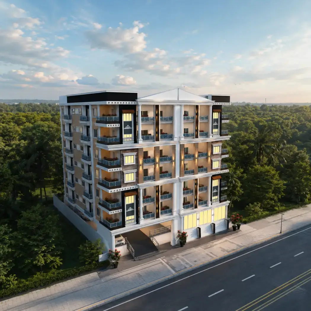 Ayzal Residency, a completed development in Sa Colony, Tolichowki, Hyderabad