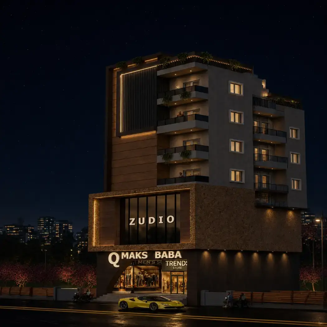 Baba Atrium, an under-construction development in Shaikpet, Hyderabad