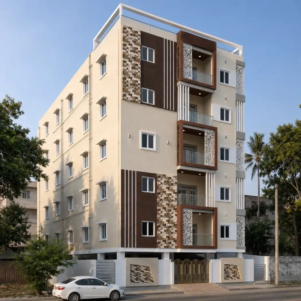 Bait Ul Aman, a completed development in Al Kareem Colony, Md Lines, Hyderabad