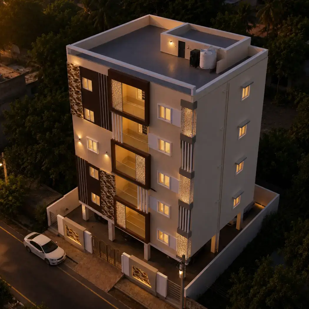 Bait Ul Aman, a completed development in Al Kareem Colony, Md Lines, Hyderabad
