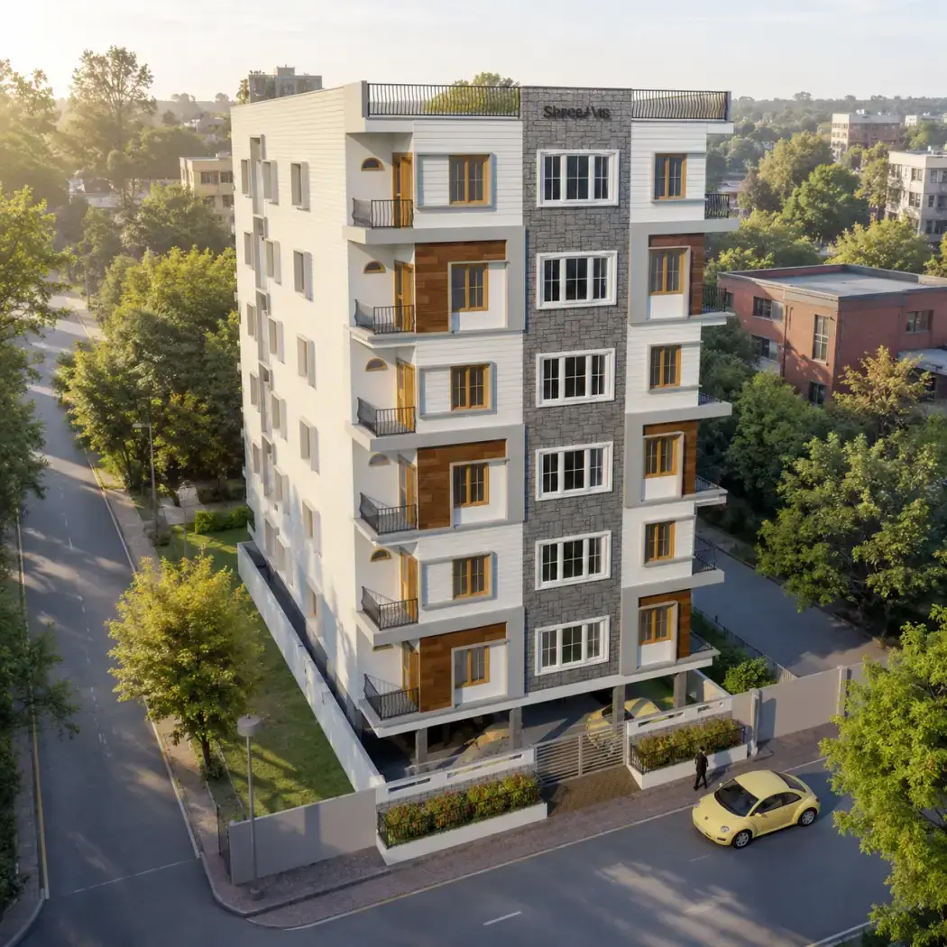 Haniya Residency, a completed development in Al Kareem Colony, Md Lines, Hyderabad