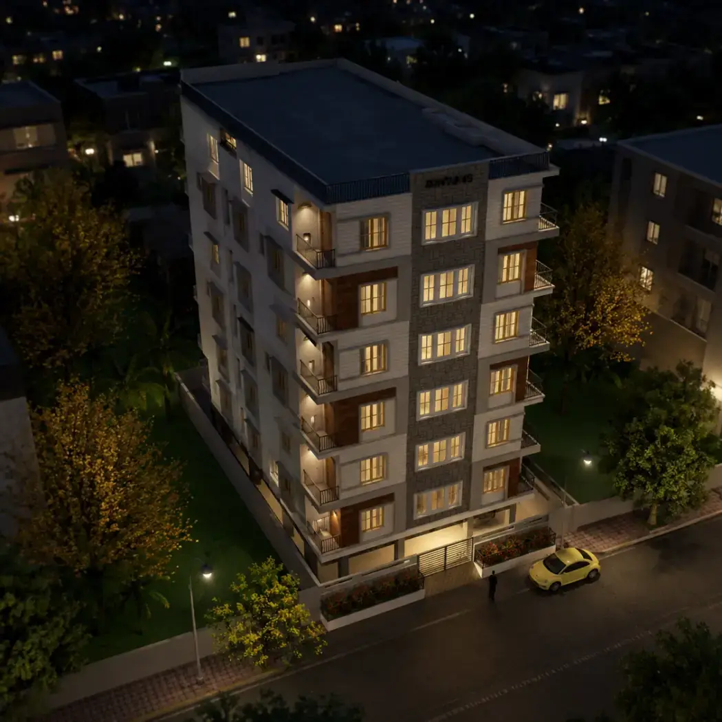 Haniya Residency, a completed development in Al Kareem Colony, Md Lines, Hyderabad