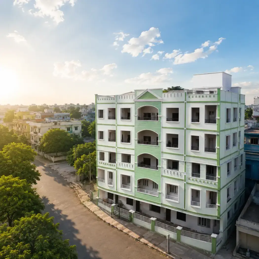 Haseeb Residency, a completed development in Diamond Hills Colony, Alkapur, Hyderabad