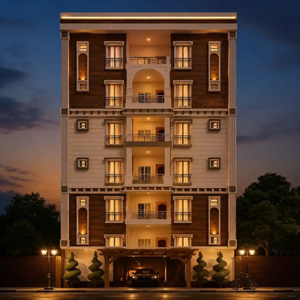 Ishaq Residency, a completed development in Golden Sands Colony, Tolichowki, Hyderabad