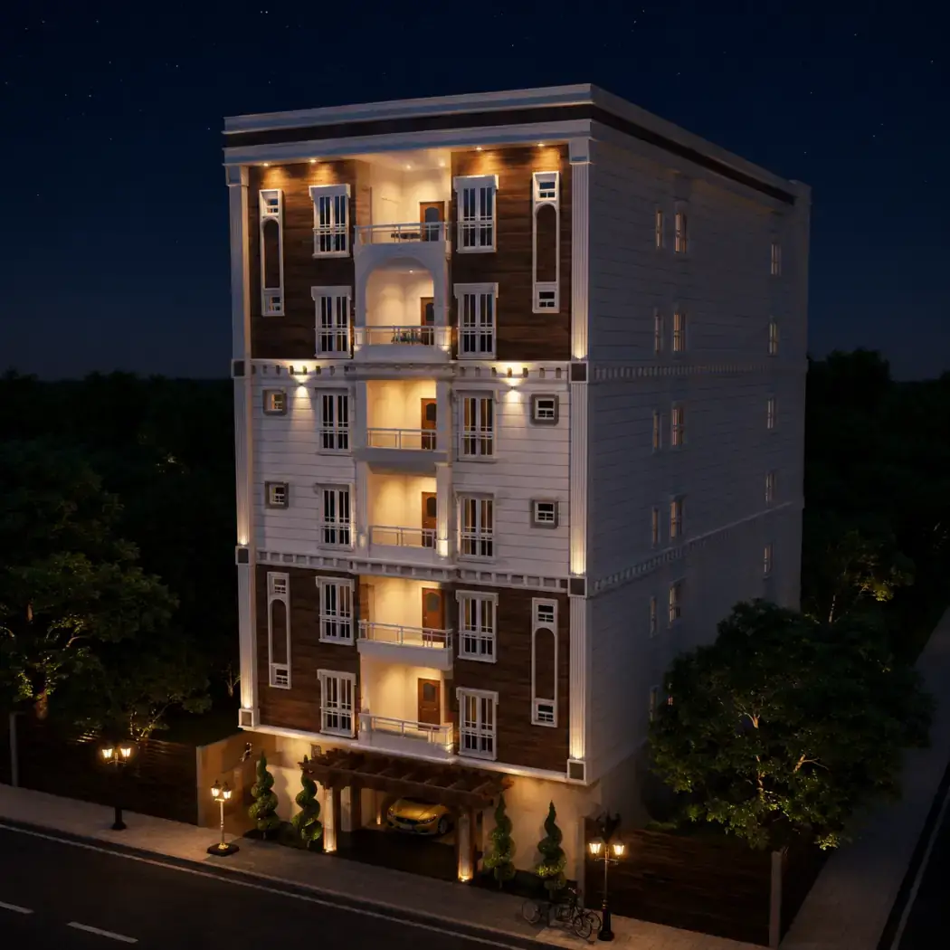 Ishaq Residency, a completed development in Golden Sands Colony, Tolichowki, Hyderabad