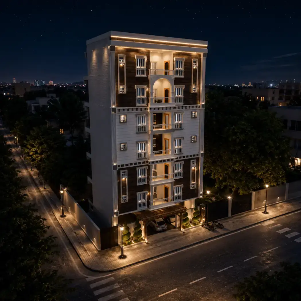 Ishaq Residency, a completed development in Golden Sands Colony, Tolichowki, Hyderabad