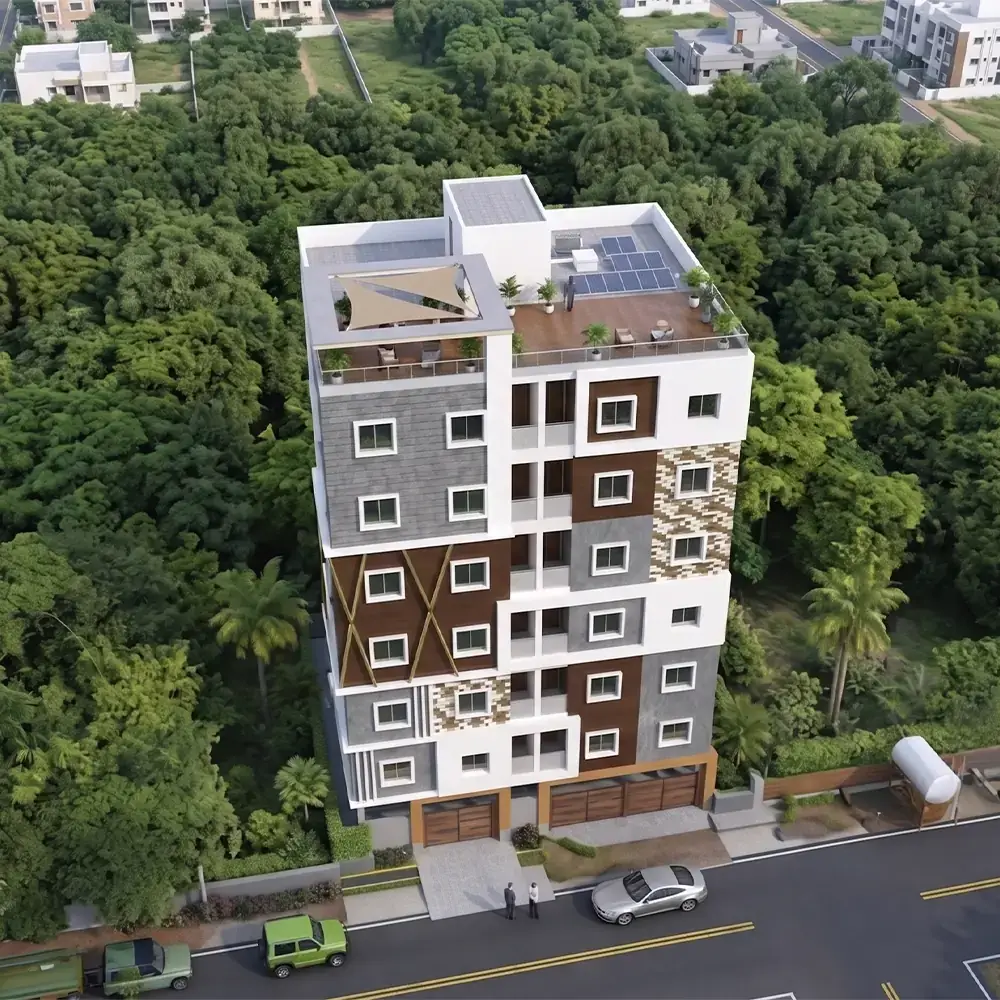 JTR Enclave, an under-construction development in Diamond Hills Colony, Alkapur, Hyderabad