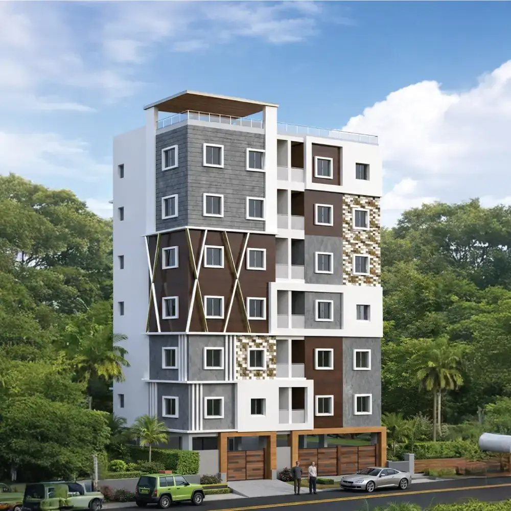 JTR Enclave, an under-construction development in Diamond Hills Colony, Alkapur, Hyderabad