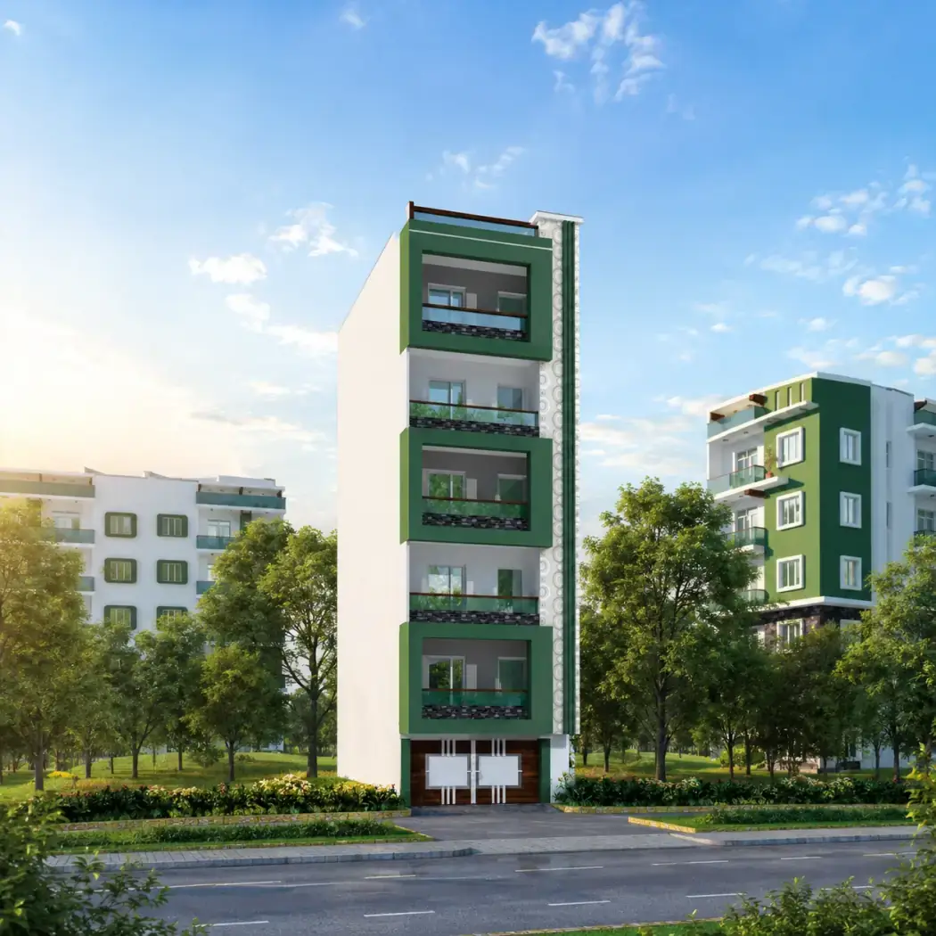 Mia Khan Residency, a completed development in Golden Sands Colony, Tolichowki, Hyderabad