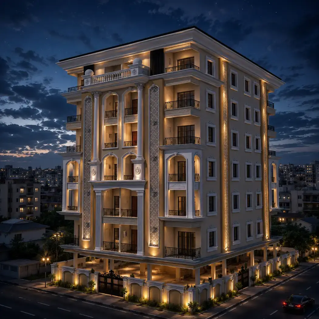 MSN Encalve, a completed development in Diamond Hills Colony, Alkapur, Hyderabad