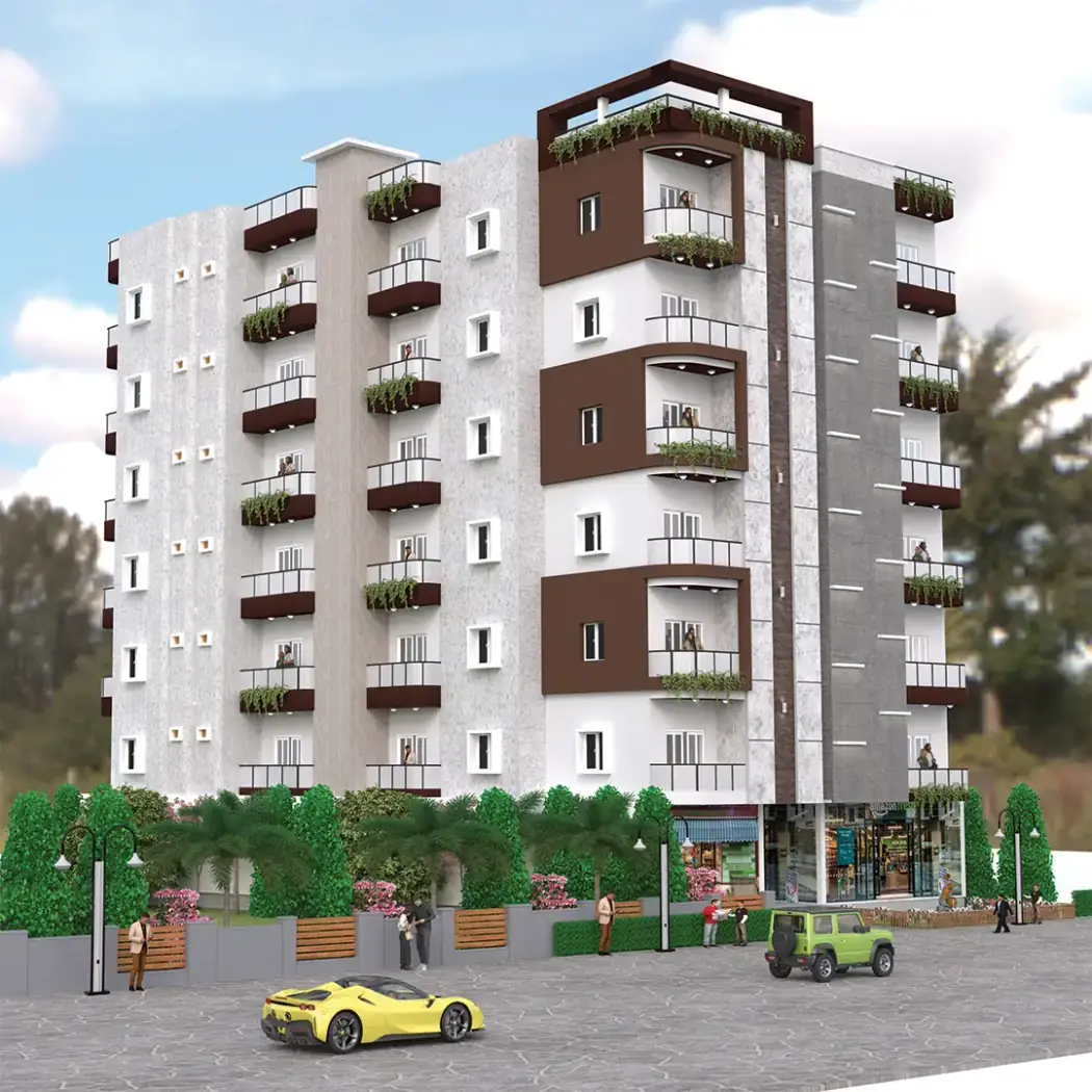 Mujeeb Atrium, an under-construction development in Alkapur, Hyderabad