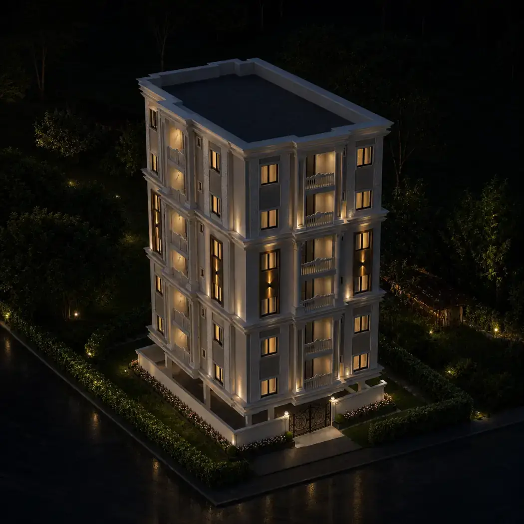 Nashika Avenue, a completed development in Sa Colony, Tolichowki, Hyderabad