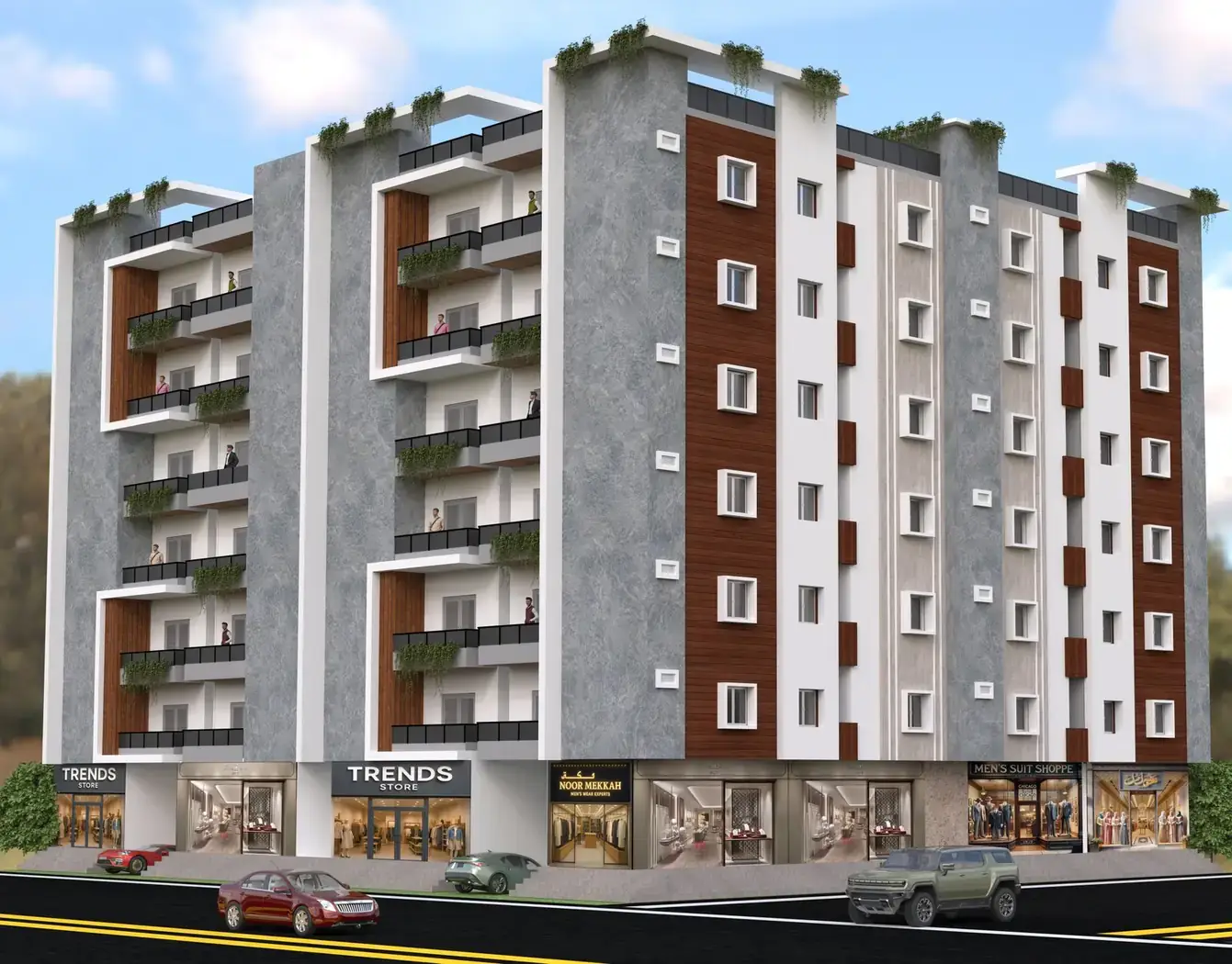 RF Arcade, an under-construction development in Alkapur, Hyderabad