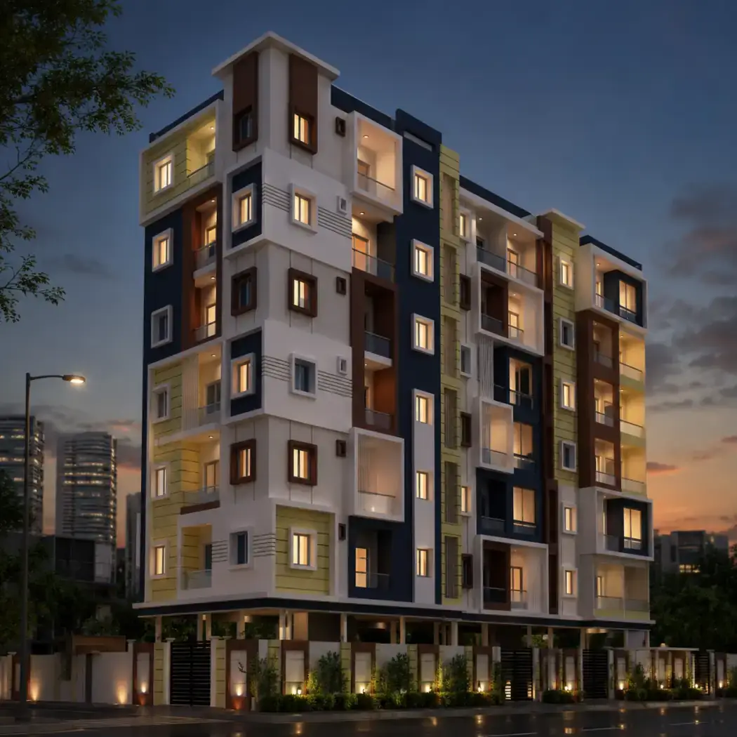 Shareef Enclave, a completed development in Golden Sands Colony, Tolichowki, Hyderabad