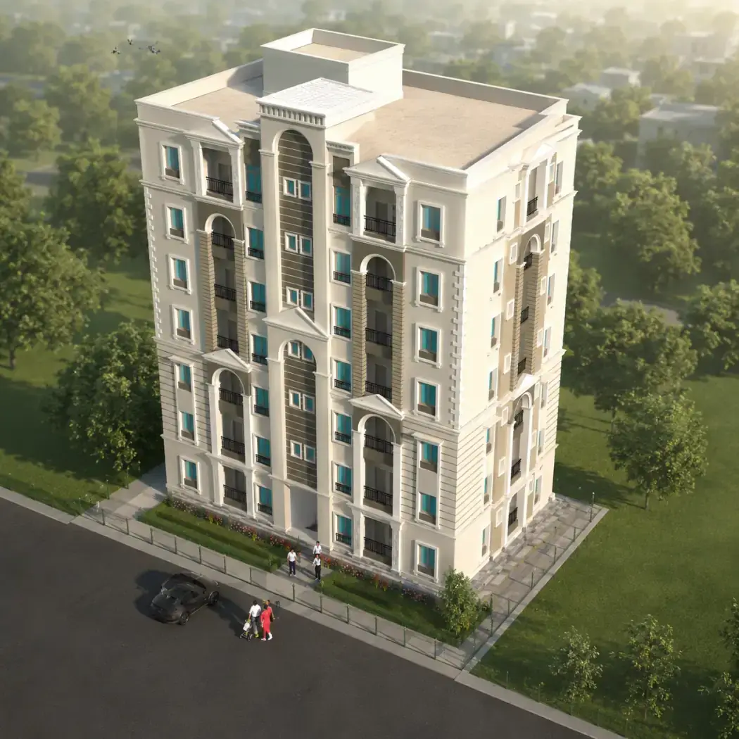 Shezu Paradise, a completed development in Sa Colony, Tolichowki, Hyderabad
